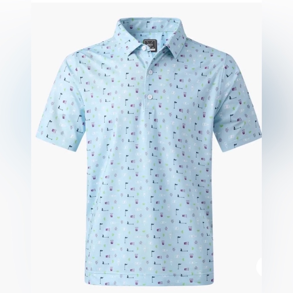 NWT Deolax Men's Polo Shirt Short Sleeve Size M